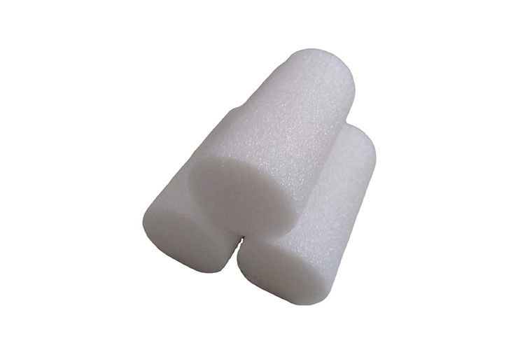 White PE polyethylene foam adhesive strip