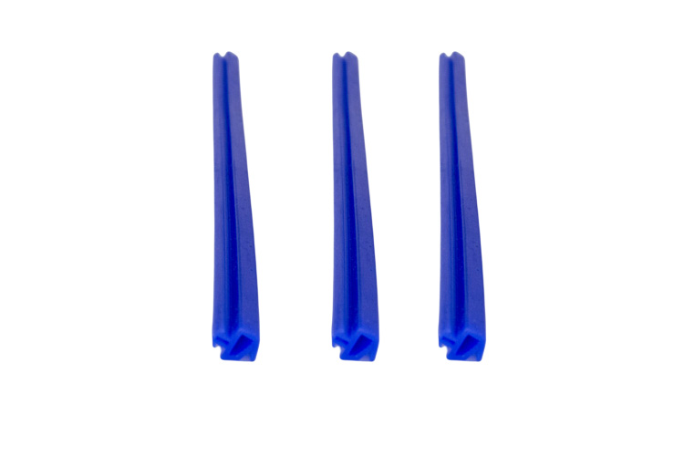 Silicone rubber strip